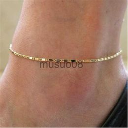 Anklets Fine Sexy Anklet Ankle Brelet Cheville Barefoot Sandals Foot Jewellery Leg Chain On Foot Pulsera Tobillo For Women Halhal J230815