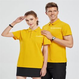 Polo camicie a colori a colori per le prestazioni personalizzate Sport Sport Sport Umide Wicking Graphic Polos1825