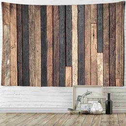 Tapestries Wood Pattern Tapestry Wall Hanging Retro Art Mysterious Home Dormitory Decor R230815