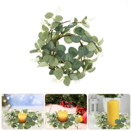 Decorative Flowers 2 Pcs Ring Wreath Decor Festival Decorate Nordic Small Berries Made Stone Powder Miss