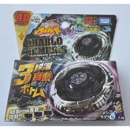 Spinning Top Tomy Beyblade Metal Battle Fusion BB122 NEMESIS X D 4D WITH Light Launcher 230814