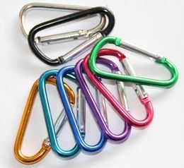 Carabiner Ring Anahtarlar Anahtar Zincirler Açık Spor Kampı Snap Clip Hook Anahtar Zinciri Yürüyüş Alüminyum Uygun Yürüyüş Kampı Özelleştirme