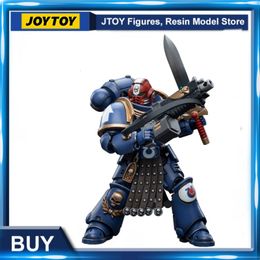 Military Figures IN STOCK JOYTOY 1/18 Action Figure 40K Primaris Veteran Sergeant Brother Aeontas Anime Collection Military Model 230814