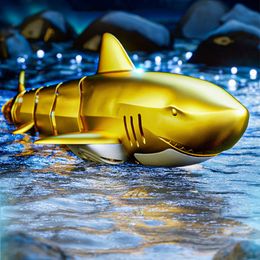 ElectricRC Animals RC Shark Simulate Swaying Manta Rays Model Remote Control Boat Toys Electric Kids Gifts AC160 230814