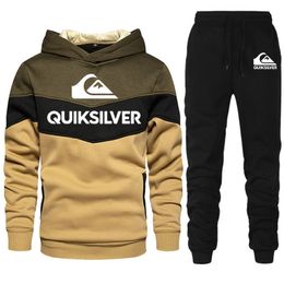 Mens Tracksuits Autumn and Winter Long Sleeve Hoodie Two Piece Set Sports Sweatshirt Jogging Pants 230815