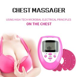 Other Massage Items Chest Mount Breast Massager Women Electronic Machine Muscle Pain Relief Firmer Health Care Women Tens Breast Massage Instrument 230815