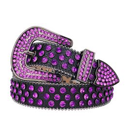 Belts Fashion Handmade Belts For Women Men Leather Diamond Crystal Bling Strap Studded Y2K Cowgirl Cowboy Jeans Waistband 230814