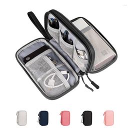 Storage Bags Electronic Accessory Bag Power Hard Disk Organizer Portable USB Data Cable Charger Plug Travel Digital Product