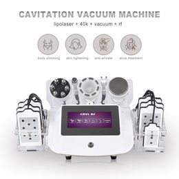 Ultrasonic Cavitation treatment Slimming Body Liposuction Machine 2-year warranty Lipo Laser Vacuum Butt Lifting Radio Frequency RF Beauty Equipment