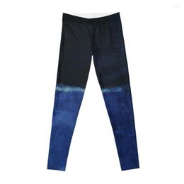 Active Pants Mark Rothko Painting Style Art Dark Blue 9 Leggings Women's Gym Sportswear