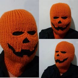 Beanie/Skull Caps Cute Funny Ski Mask Knitted Creative Robber Hat Full Face Cover Winter Balaclava Outdoor Cold Weather Skiing Riding Hippop Caps 230814