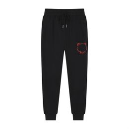 Designer mens fashion jogger pants Letter Embroidery long Tiger pants New Hip Hop Streetwear black Womens Casual Sweatpants Mens Fashion