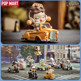 Blind box POP MART Skullpanda Laid Back Tomorrow Series Mystery Box 1PC9PCS Blind Box Cute Car Toy 230814