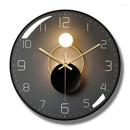 Wall Clocks 12inch Fashion Silent Clock Living Room Simple Quartz Nordic Decoration Wedding Gifts