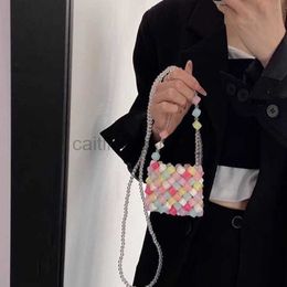 Cross Body Mini Bag Transparent Jelly Candy Colour Exquisite Women's Design Sense Crossbody ini Pink Change Bag Mouth Red Bag caitlin_fashion_bags