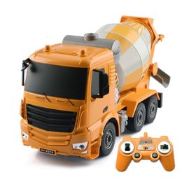 ElectricRC Car 1 26 scale 24G remote control car Concrete stir one key simulation educational toy for child gift 230814