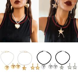 Pendant Necklaces Choker Necklace Fashion Earring Valentines Day Gifts Female 40GB