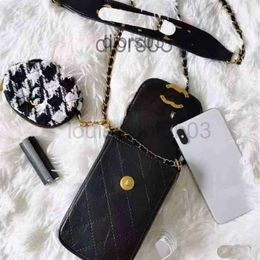 Designer Channel Bag Handbag Man Woman Lovers Retro Fashion Versatile One Shoulder Messenger Mobile Phone Zero Wallet Luxurious Le324n