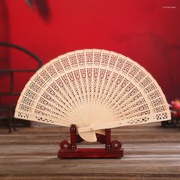 Decorative Figurines Chinese Style Fan Vintage Handhold Black Color Paper Uppper Folding Fans For Dance Wedding Party Birthday Gifts Home