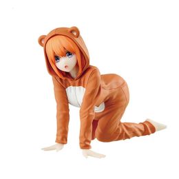 Action Toy Figures 1122CM Anime Figure The Quintessential Quintuplets Yotsuba Siamese Bear Keep Warm Pyjamas Model Dolls Toy Gift Collect Box PVC 230814