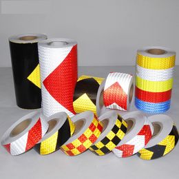 Double Colour Small Square Traffic Signal Truck Reflective Sticker Car Motorcycle Van Reflective Warning Tape