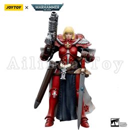 Military Figures JOYTOY 1/18 Action Figure 40K Battle Sisters Order Of The Bloody Rose Anime Military Model 230814