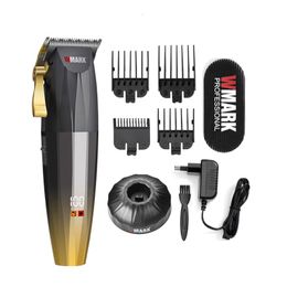 Hair Trimmer WMARK NG-222 cone-shape Style Professional Rechargeable Clipper Cord cordless Hair Trimmer With High Quality Blade 230814