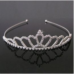 Headpieces Beautiful Shiny Crystal Bridal Tiara Party Pageant Plated Crown Hairband Wedding AccessoriesZZ