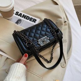 Shoulder Bags La Ma Tong Style Lingge Chain Women's Bag 2023 New Fashion Korean Version niche design single shoulder crossbody bag for womenstylishdesignerbags