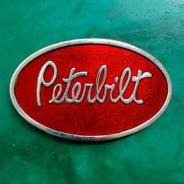 1 Pcs Oval Peterbilt Truck Cowboy Belt Buckle For Men Women Western Cowgirl Belt Head Fit 4cm Wide Belts301J