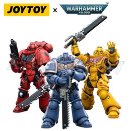 Military Figures JOYTOY 118 Action Figure Intercessors Trio Anime Collection Military Model 230814