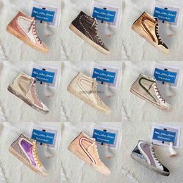 Schuhe 2023 Designer Sandal New Retro Retro Release Mode Frauen High Top Mid Dia Super Ball Star Luxus -Sneakers Goldens Lot