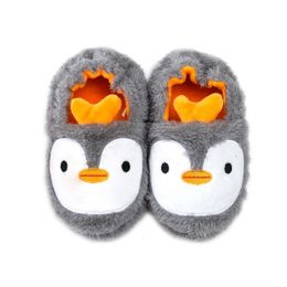 Slipper Winter Cute Kids Slippers Comfortable Baby Warm Cotton Shoes Boys And Girls House Indoor Animal Plush 230814