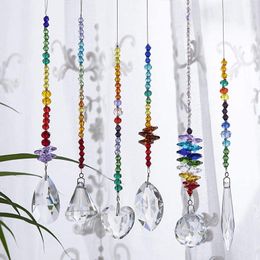 Chandelier Crystal Colorful Crystals Glass Pendants For Decoration Curtain Decor