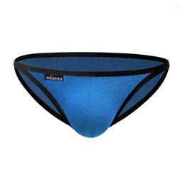 Underpants Mens Sexy High Fork Boxer Briefs Underwear Cool U Convex Pouch Bikini Breathable Thin String Homme