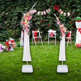 Decorative Flowers Wedding Arch Flower Ceremony Drapes Party Decoration Backdrop Wall Table Arrangement Home