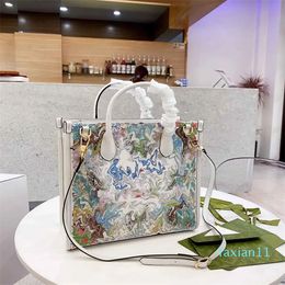 Handbags Tote Single Woman Flower Printing Shopping Graffiti Classic Bags Medium Letter Top Quailty Shoulder Bags Designer Cross Body