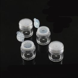 5G 5ML Empty Plastic Mini Makeup Loose Powder Box Cosmetic Eyeshow Powder Bottles Container Concealer Powder Sifter Jar With Screw Lids Rtxx