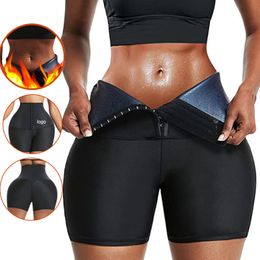 Waist Tummy Shaper Sweat Sauna Pants Body Shaper Weight Loss Slimming Pants Waist Trainer Shapewear Tummy Thermo Sweat Leggings Fitness Workout 230815