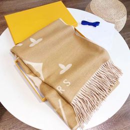 Luxury Scarf Cashmere Thick Shawl Women Long Winter Wram Pashmina Wraps Hijab with Tassel Bufanda Foulard gift Designer New scarves for winter warmth