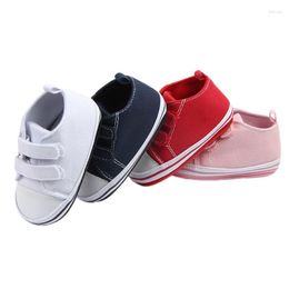 Athletic Shoes Toddler Baby Boys Girls Canvas Sneakers First Walkers Casual Anti-Slip Sole Crib