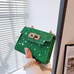 Cross Body Small bag for women in spring 2023 new niche design trend fashion chain lipstick small square bag simple shoulder bagstylishhandbagsstore