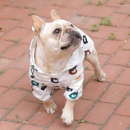 Dog Apparel Pet Raincoat Cute Bear Pattern Rain Cape Rainy Season Hood Breathable Lightweight Waterproof Jacket Jumpsuit Clothes