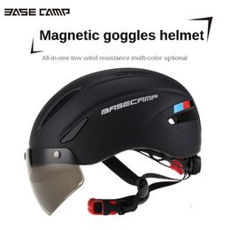 Cycling Helmets Magnetic Bicycle Helmet Mountain Bike Road Riding Mtb Equipment Sports Entertainment 230815