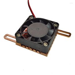 Computer Coolings Pure Copper Northbridge Motherboard Chipset Heatsink Cooler Radiator Fan For PC Graphics Card South North Bridge Cooling