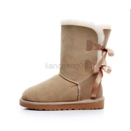 Dress Shoes 2023 Shoes Women Free Shipping Custom Made Natural Wool Woman Winter Classic Snow Boots Genuine Sheepskin Women's Boots X230519