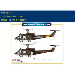 Aircraft Modle Hobbyboss 85803 1/48 UH-1C Huey Helicopter Model kit 230814