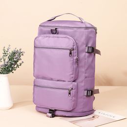 School Bags IKE MARTI Large Capacity Women Shoulder Travel Backpack Lady Weekend Sports Yoga Luggage Zipper Bags Multifunction Crossbody Bag 230814