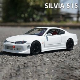 WELLY 1 24 Nissan Silvia S15 Supercar Alloy Car Model Diecasts Toy Vehicles Collect Car Toy Boy Birthday gifts T230815