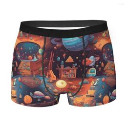 Underpants Silly Space Bedtime Astrolab Men Boxer Briefs Underwear Wonderful Universe Highly Breathable High Quality Birthday Gifts